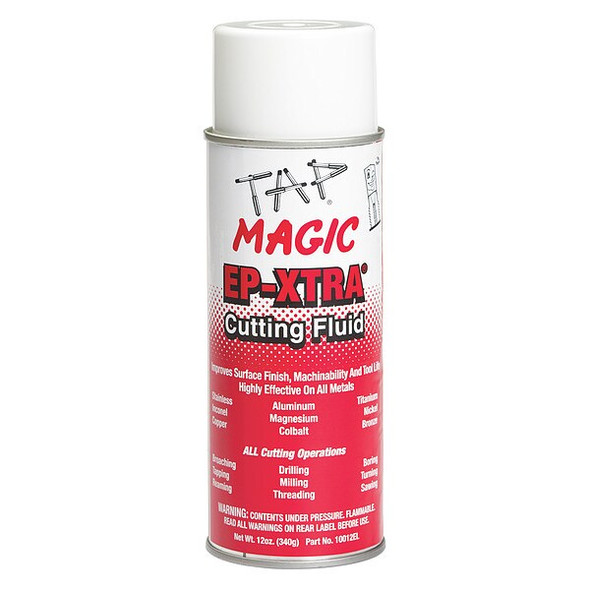 Tap Magic Cutting Oil, 12 oz, Aerosol, EP-Xtra, Yellow 10012EL