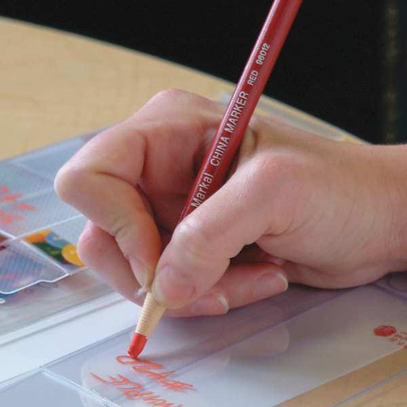 Markal China Marker, Medium Tip, Red Color Family 96012