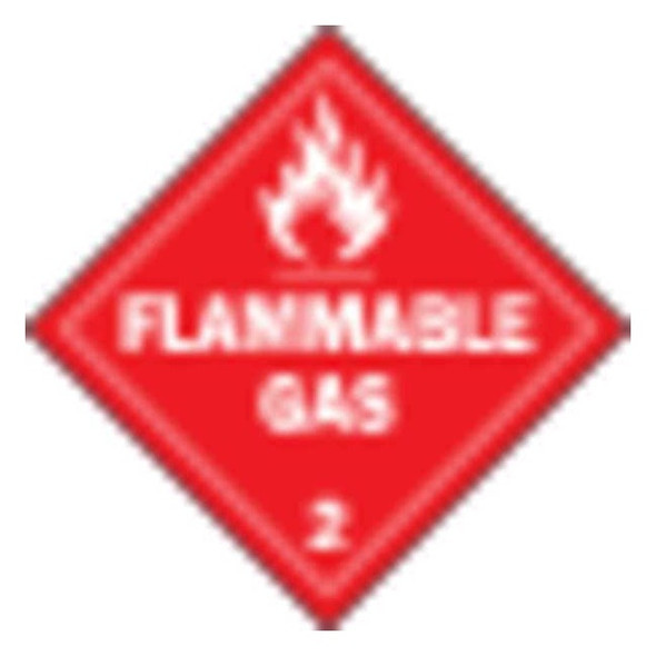 Brady DOT Container Placard, 10-3/4" H, 10-3/4" W, 63442 63442