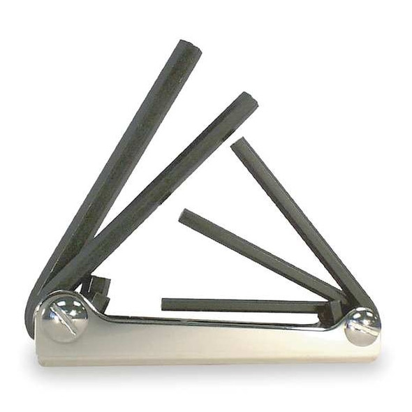Eklind 5 Piece SAE Fold-Up Hex Key Set, 20511 20511