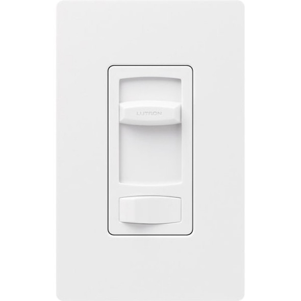 Lutron Lighting Dimmer,Slide,1000W,Decora,White CT-103P-WH