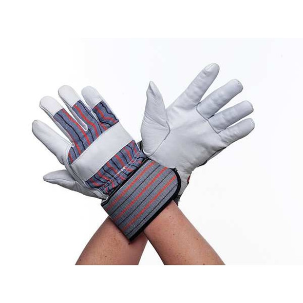 Impacto Anti-Vibration Gloves,L,White,PR BGFITL-L