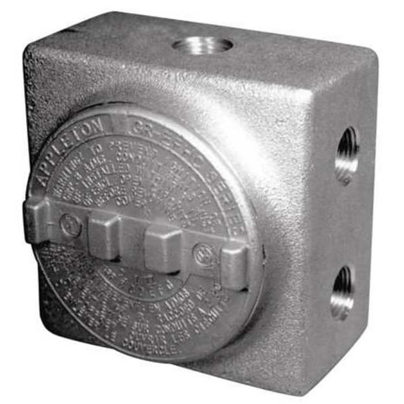 Appleton Electric Conduit Outlet Body,7 Hub,1 In. GRSS100