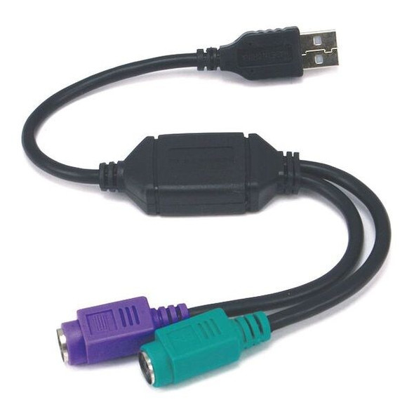 Monoprice Computer Cable Adapter/Splitter,Black 10934 Monoprice Computer Cable Adapter/Splitter,Black 10934