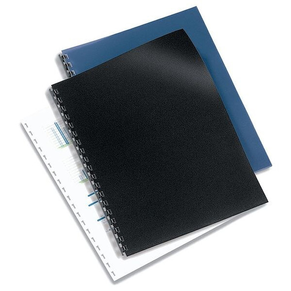 Gbc Presentation Covers,Black,11" H,PK50 2514493P