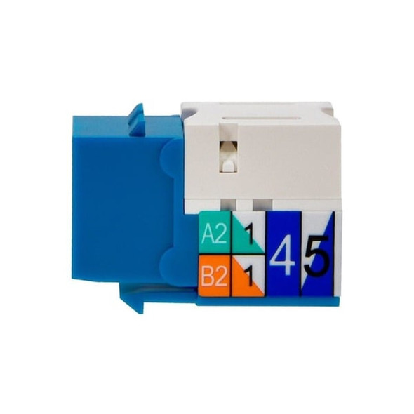 Monoprice Datacom Jack,Cat6,Punch Down,Blue 5379