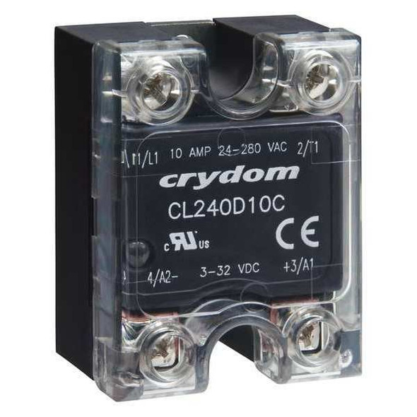 Crydom Solid State Relay, 1 Phase, Screw Clamp, Panel, Triac CL240A10RC