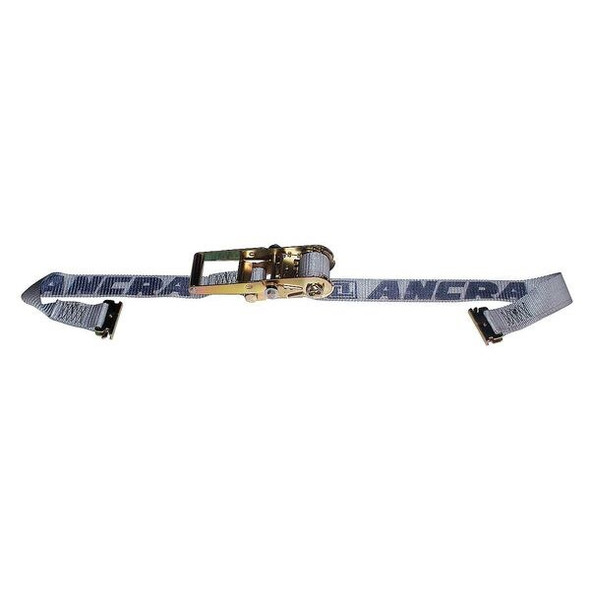 Ancra Logistic Ratchet Strap,16ft x 2In,1000lb 48672-14-GRA