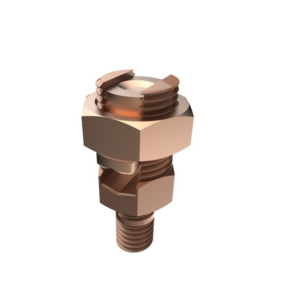 Burndy Bolt Connector,Bronze,Overall L 1.34in KC17