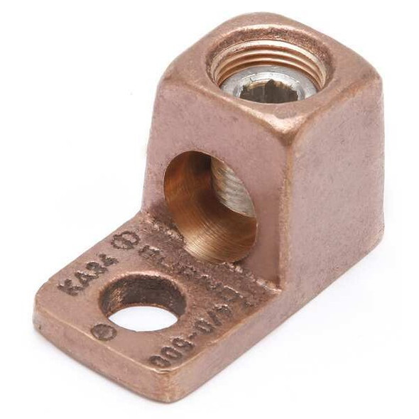 Burndy MechConn,Copper,3/8 in,Hex KA28 Burndy MechConn,Copper,3/8 in,Hex KA28