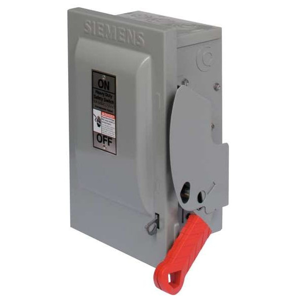 Siemens Nonfusible, Safety Switch, Heavy Duty, 600 V, 3PST, NEMA 1 HNF361