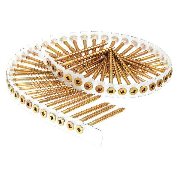 Senco Floor Screw,#8,Steel,2 13/16"L,PK800 08F300Y Senco Floor Screw,#8,Steel,2 13/16"L,PK800 08F300Y