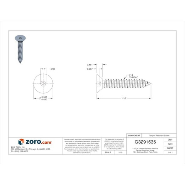 Tamper-Pruf Screws 51600