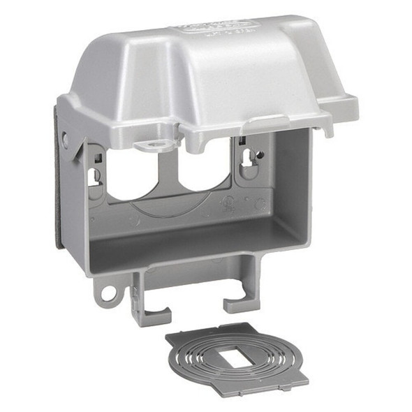 Taymac 1 -Gang Horizontal Weatherproof Cover, ,Aluminum MX3300