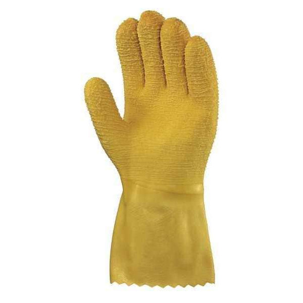 Edge Cut-Resistant Coated Gloves, Cut Level A2 ,Latex ,Crinkled ,10 1 PR 16-312