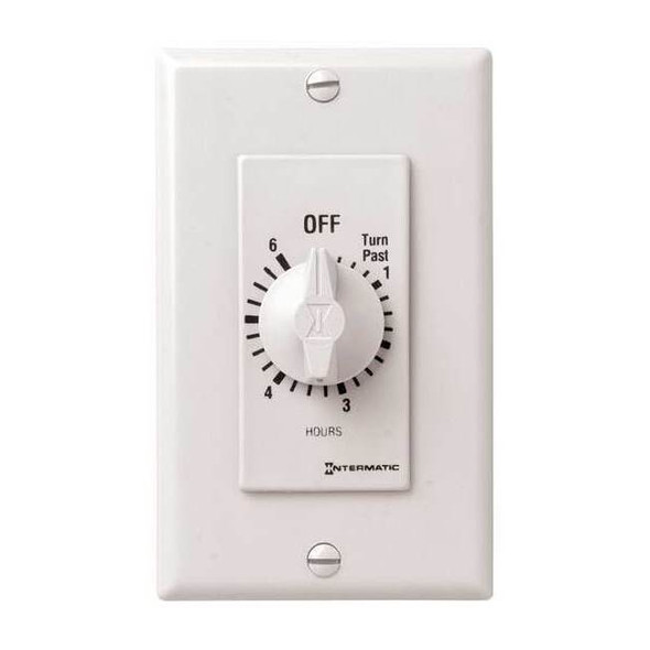 Intermatic Spring-Wound Timer, White, 277V AC FD6HW