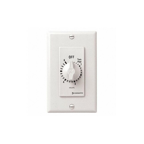Intermatic Spring-Wound Timer, White, 277V AC FD6HW