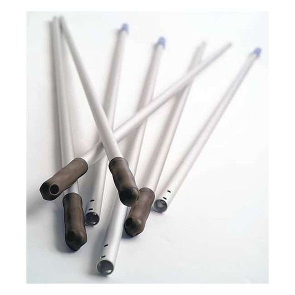 37-25/64 in to 70-55/64 in L Telescoping Mop Handle, Silver