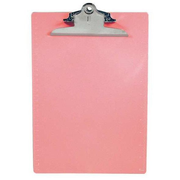 Manufacturer Varies 8-1/2" x 11" Plastic Clipboard 1", Pink 21800