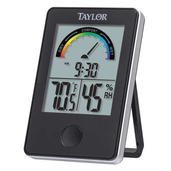 Taylor Digital Hygrometer,Indoor,14 to 122 F 1732