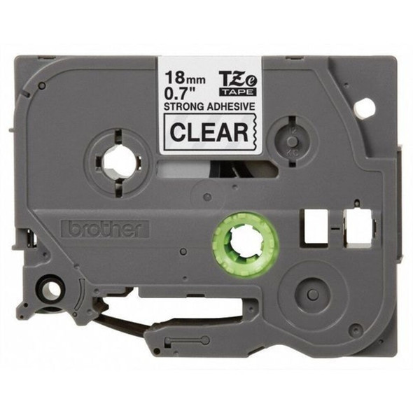 Brother Label-RibbonCartridge,Clear,Gloss,3-4inW TZES141G