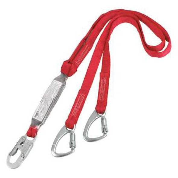 3m Protecta Shock-Absorbing Tie-Back Lanyard,Red 1340060 3m Protecta Shock-Absorbing Tie-Back Lanyard,Red 1340060