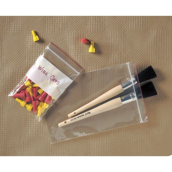 Minigrip Reclosable Poly Bag,Zip Seal,PK1000 MGRL2P0305