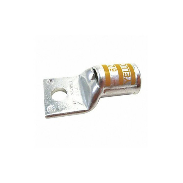 Abb OneHoleLugCmprsnConn,STD,Yellow,62 58163