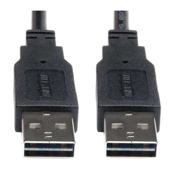 Tripp Lite Reversible USB Cable,Black,6 ft. UR020-006