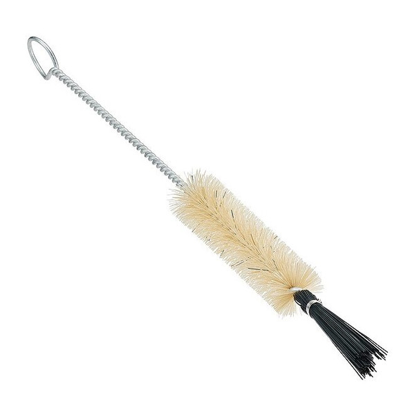 Tanis Test Tube Brush, 6 in L Handle, 3 in L Brush, White, 9 in L Overall 06108