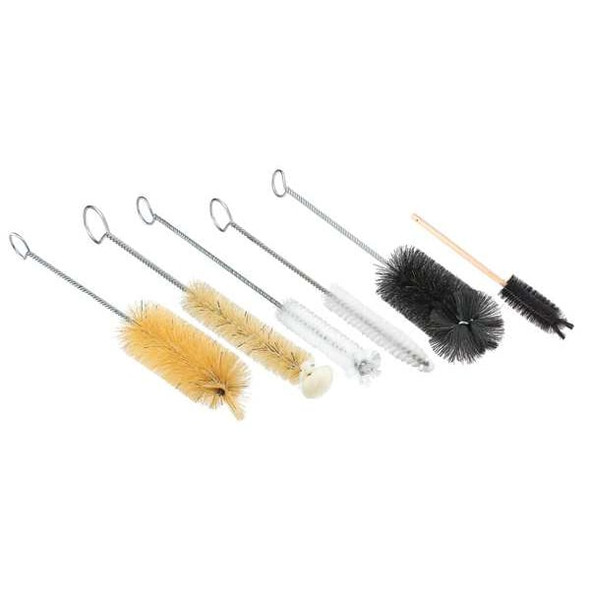 Tanis Test Tube Brush, 6 in L Handle, 3 in L Brush, White, 9 in L Overall 06108