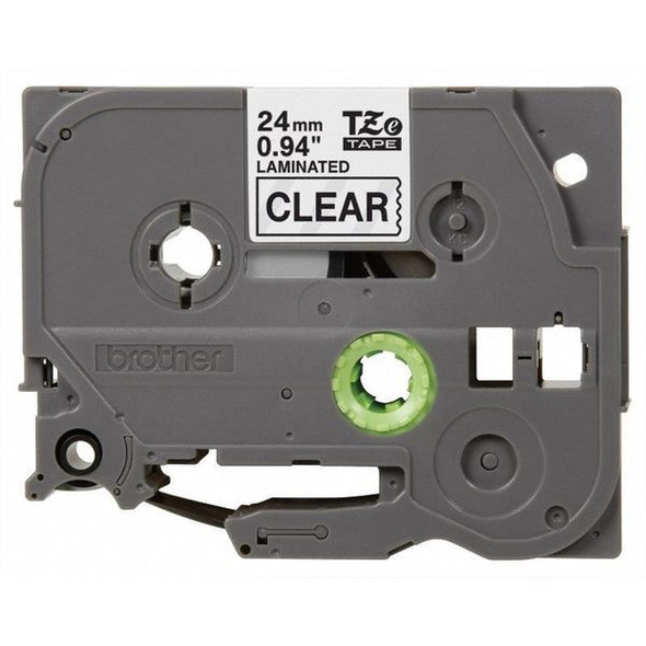 Brother Label/RibbonCartridge,Clear,Gloss,1inW TZE151G