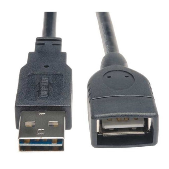 Tripp Lite Reversible USB Extension Cable,Blck,6 ft UR024-006