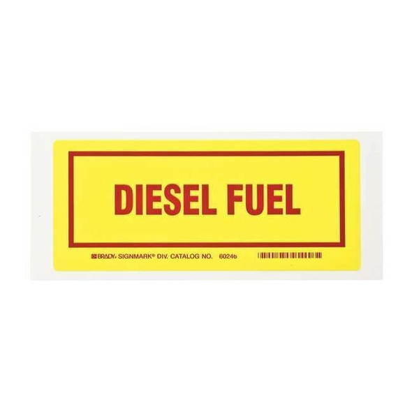 Brady Container Label,3 inx7 in,Polyester,PK25 60246