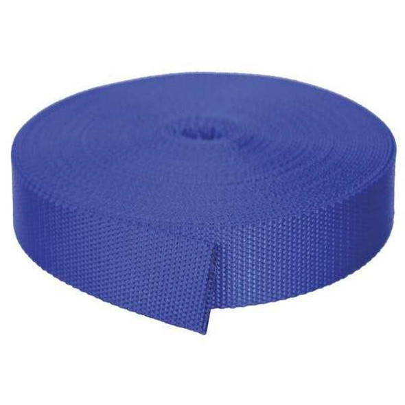 Bulk-Strap Webbing,Nylon,1" W,Blue N01051BL Bulk-Strap Webbing,Nylon,1" W,Blue N01051BL