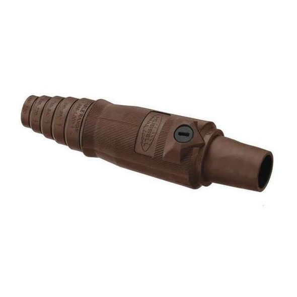 Connector, 3R, 4X, 12, Female, Brown, 2/0 to 4/0