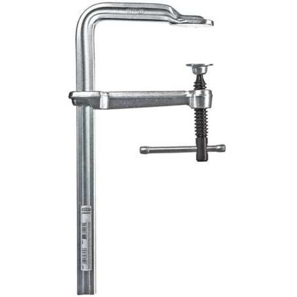 6 in Bar Clamp, Tempered Drop-Forged Steel Handle and 3 1/8 in Throat Depth