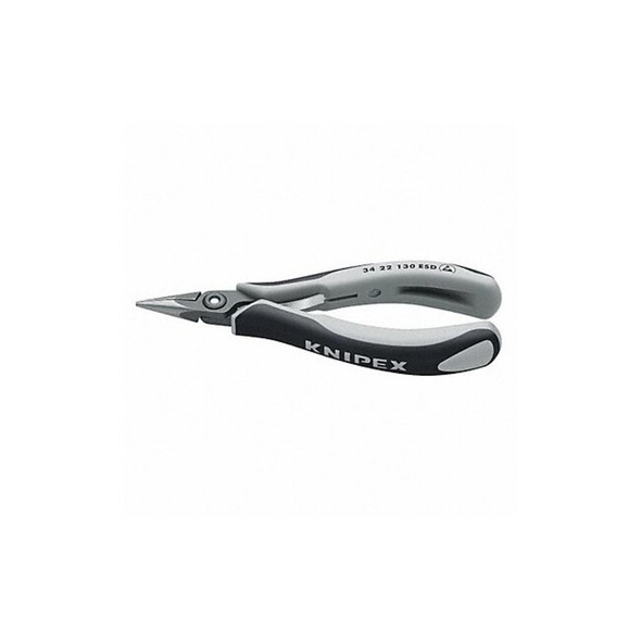 Knipex 5 1/4 in Chain Nose Plier Multi-Component Grip Handle 34 22 130 ESD