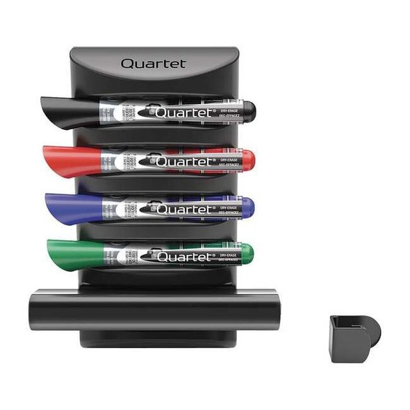 Quartet Marker Holder,8-1/4inH,Black,Plastic 85377