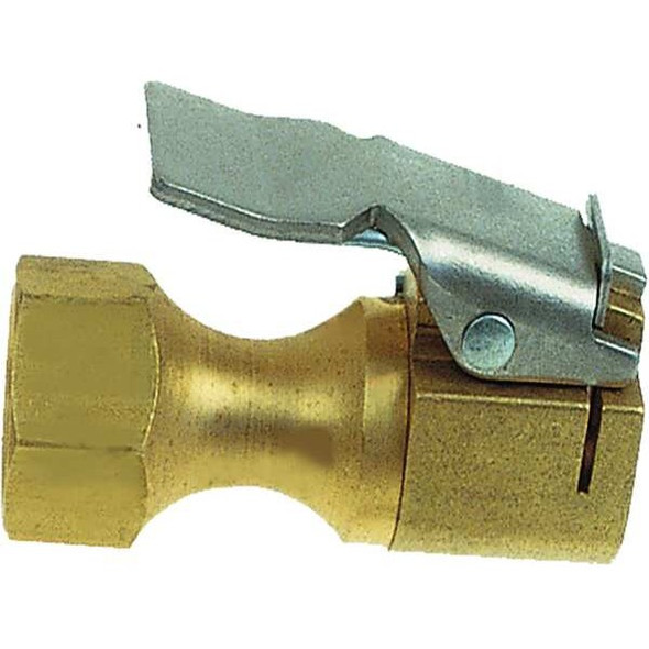Haltec Air Chuck,1/4-18 NPT,Brass,Clip-On CH-360