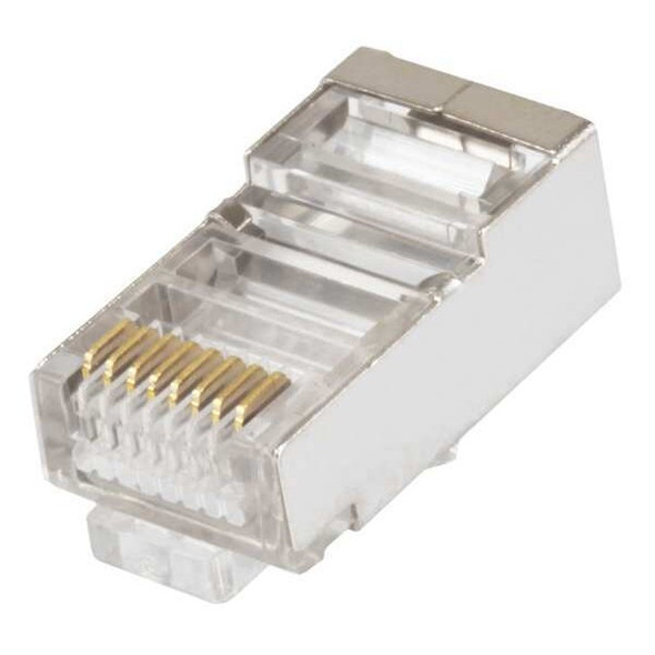 Monoprice Plug, Modular, Cat5, Shielded, PK100 7300