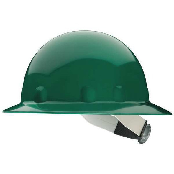 Hard Hat, Super Eight E1, Thermoplastic, 8 Point Ratchet, Type 1, Class E, Green