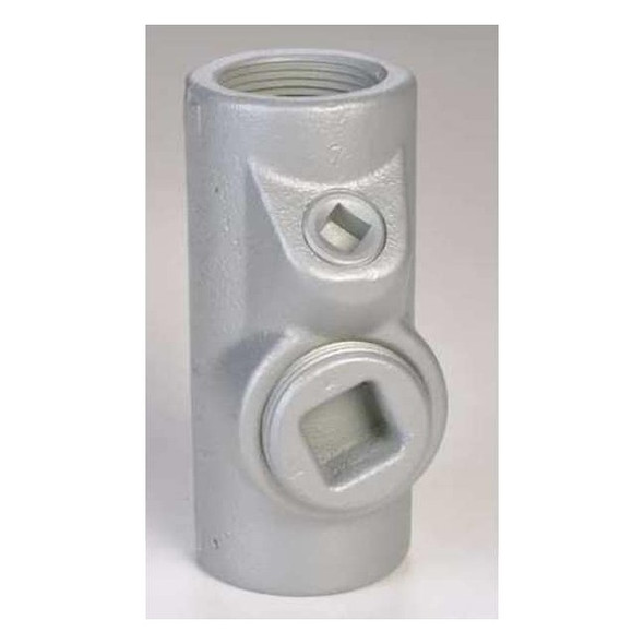 IMC Sealing, 1-1/2 in, Threaded, Iron, Zinc Plated, Silver