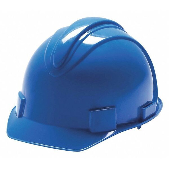 Hard Hat, Charger*, Polyethylene, 4 Point Ratchet, Type 1, Class E, Blue