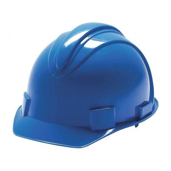 Hard Hat, Charger*, Polyethylene, 4 Point Ratchet, Type 1, Class E, Blue