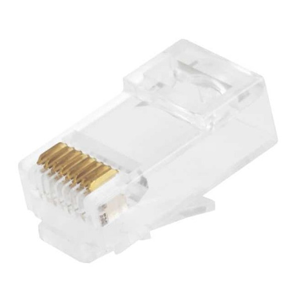 Monoprice Modular Plug, RJ45, With Insert,PK100 7266