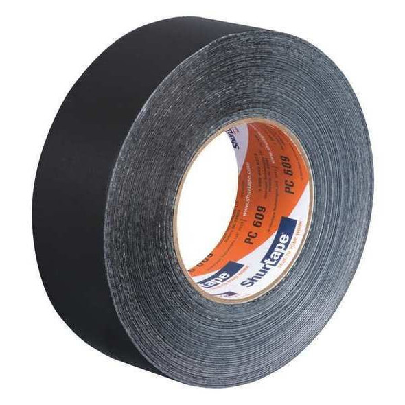 Shurtape DuctTape,Black,60-1/8ydL,1-7/8inW 105475