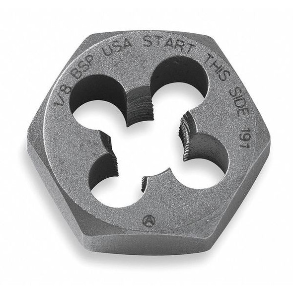 Irwin Hex Threading Die,7/16"-20,HSS 6540