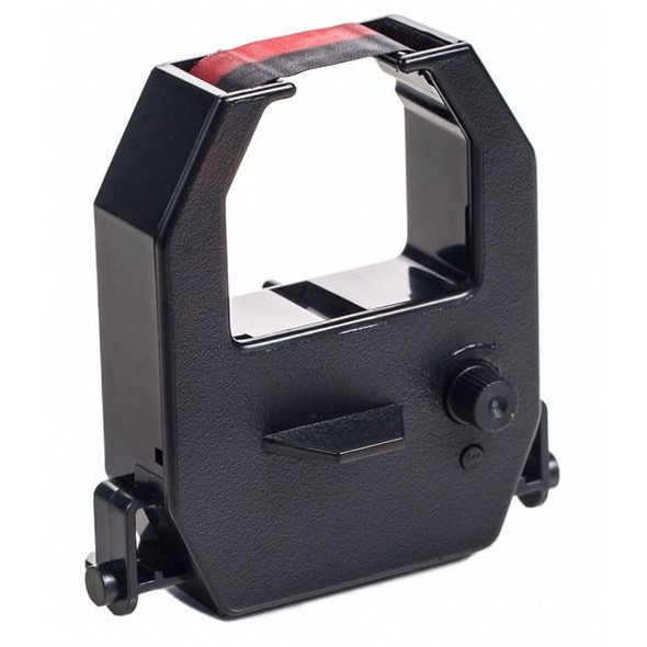 Pyramid Time Clock Ribbon,Black; Red Ink Color 42416