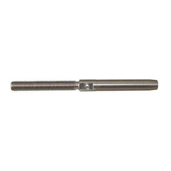 Loos Wire Rope Stud,5/16"-24 RH Thread,3/16in MS21259-6RH